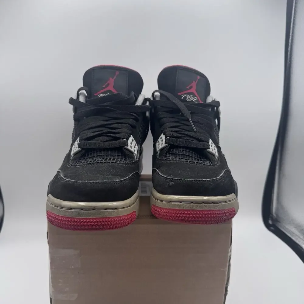 Jordan Air Jordan 4 Retro Bred 2019 308497-060 Size 9